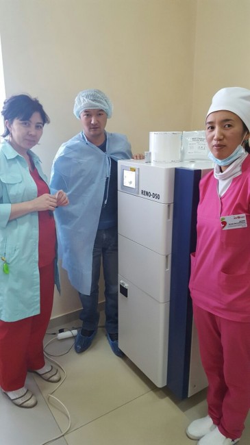 ТОО «Surgicare Kazakhstan» рада сообщить об успешной инсталляции низкотемпературного плазменного стерилизатора  «Reno D50» от компании «Renosem», Южная Корея!