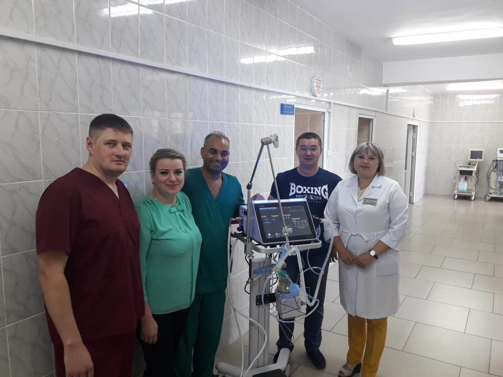 Поздравляем «Тайыншинскую центральную районную больницу» Северо-Казахстанской области с приобретением аппарата ИВЛ bellavista 1000 neo (imtmedical, Швейцария).