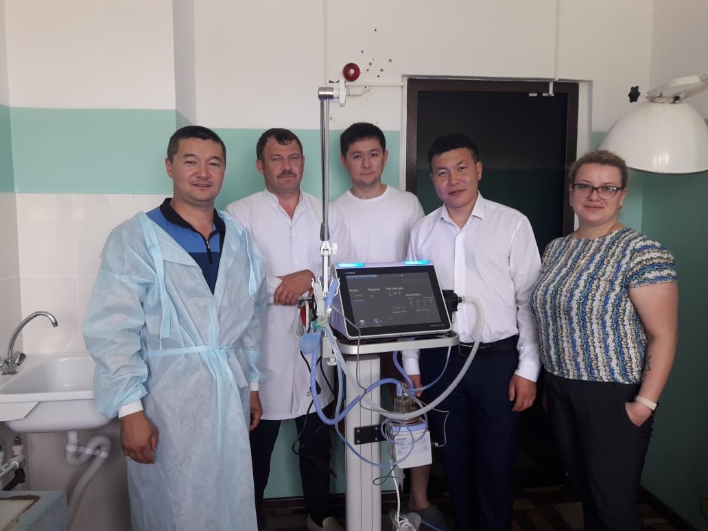 Инсталляция аппаратов ИВЛ bellavista 1000 neo от imtmedical (Швейцария) в  двух районных больницах Северо-Казахстанской области.