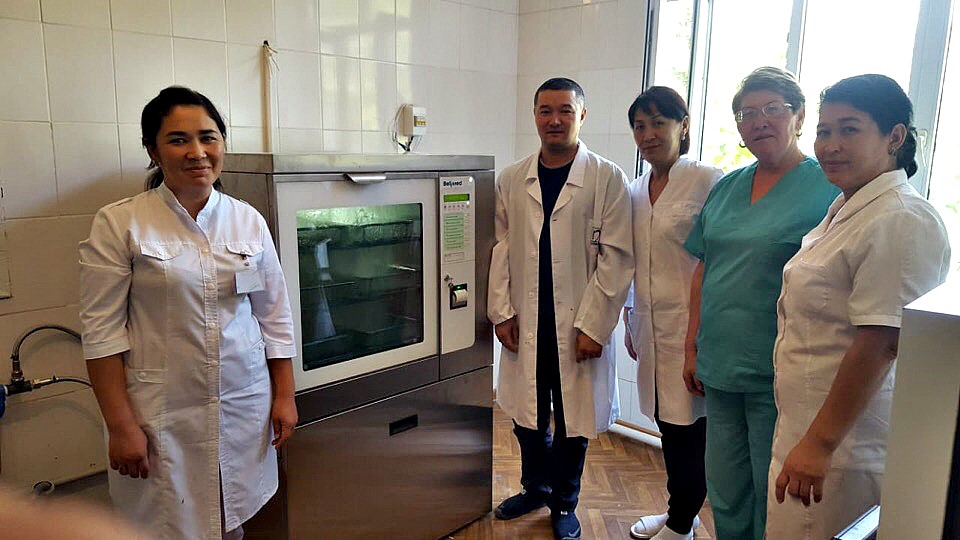 Инсталляция моечно-дезинфекционной машины WD-150 (Belimed, Швейцария) в Туркестанской области для «Мактааральской Центральной Районной Больницы»