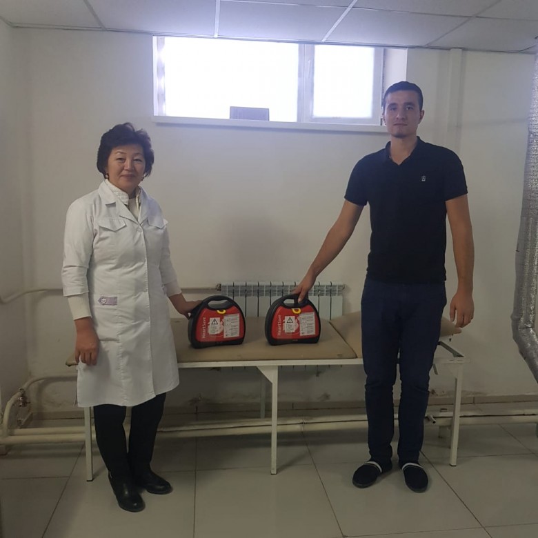 Инсталляция двух дефибрилляторов для "Жалагашской районной центральной больницы"