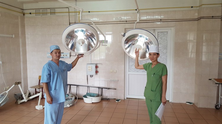 Светильники Dialux D-70 теперь и в Городской клинической больнице №7 в Алматы!