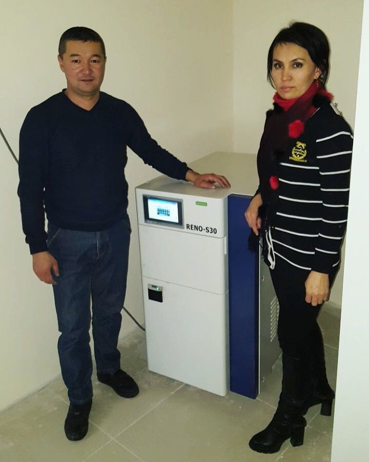 Инсталляция низкотемпературного плазменного стерилизатора RENO – S30 для «Медицинского центра доктора Абдуалиева» (г. Тараз).